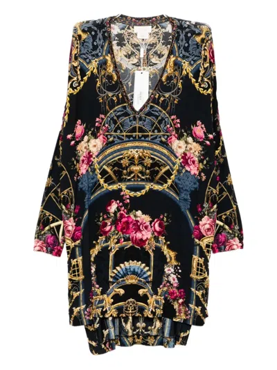 Camilla Ornate On A Plate T-shirt In Multi