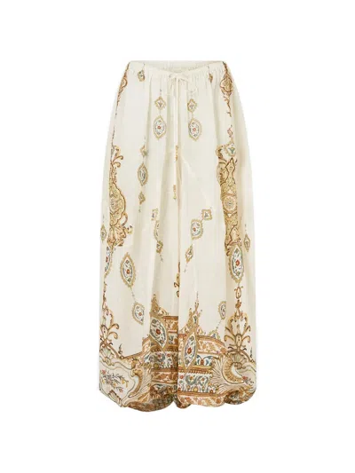 Camilla Ottoman Dynasty Trousers In Neutral