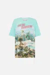 Camilla Oversized Band Tee - Multi Views Of The Valley