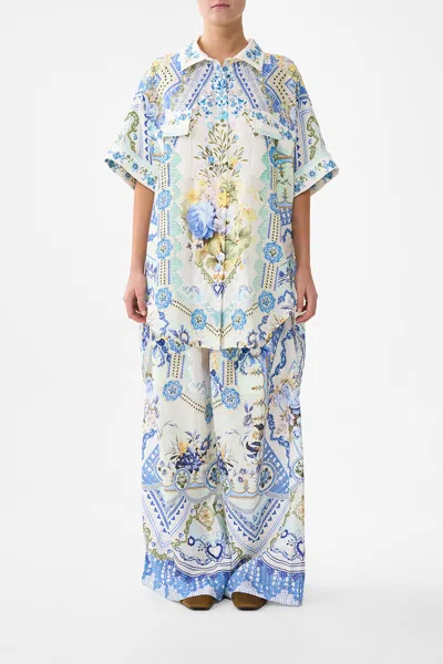 Camilla Oversized Pocket Tunic My Homespun Heart In Multi