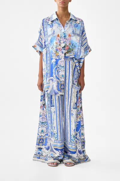 CAMILLA OVERSIZED POCKET TUNIC OTTOMAN OPULENCE