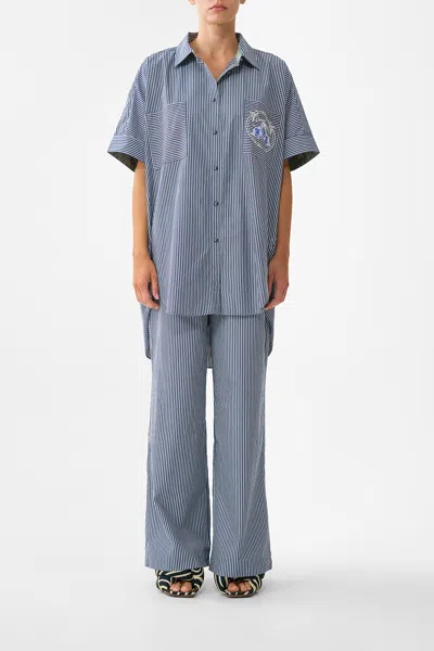 CAMILLA OVERSIZED POCKET TUNIC SEVILLIAN STYLE