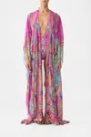 Camilla Oversized Robe Concubines In Pink