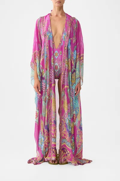 Camilla Oversized Robe Concubines In Pink
