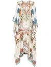 Shop Camilla Oversized Robe In Neutrals