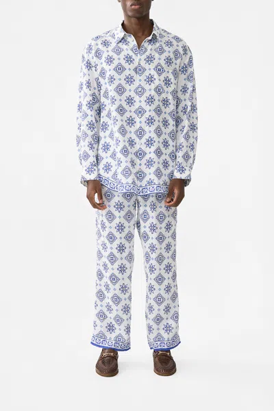 Camilla Oversized Shirt Azul Adventures In Blue