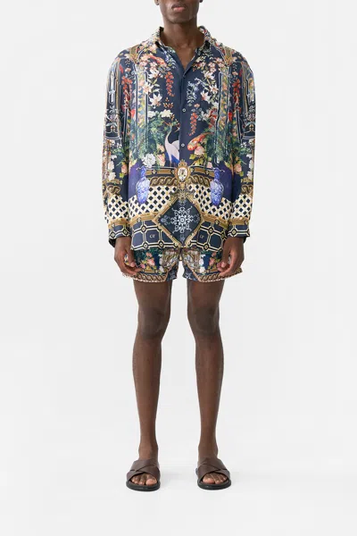 Camilla Oversized Shirt Palacio Poetry In Multi