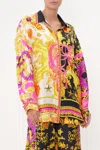 Camilla Oversized Shirt Squid In Multi