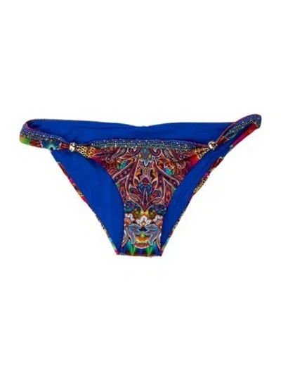Pre-owned Camilla Paisley Print Bottoms W/ Tags In Blue