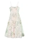 Camilla Palacio Playground Midi Dress In Pink