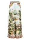 Camilla Straight Leg Pant Views Of The Valley In Green
