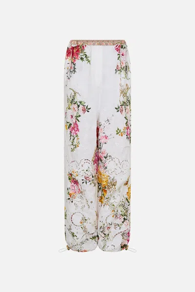 Camilla Parachute Pant Egyptian Rose In White
