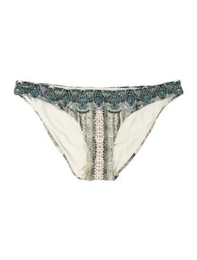 Pre-owned Camilla Patterned Bottoms W/ Tags In Green