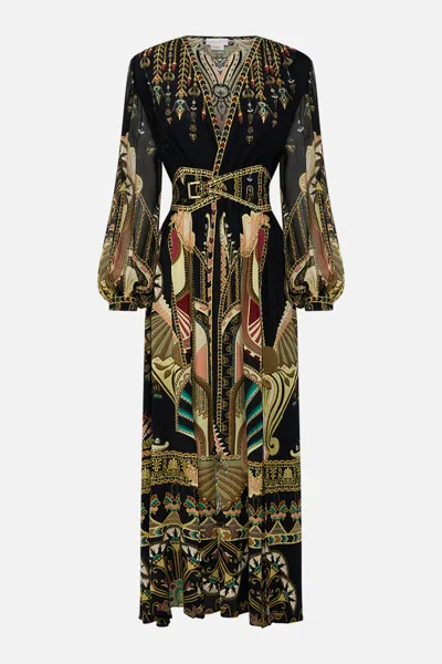 Camilla Peaked Waistband Long Dress They Called Her Nefertari