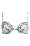 Camilla Women's Molded Underwire Bikini Top In Petal Promise Land