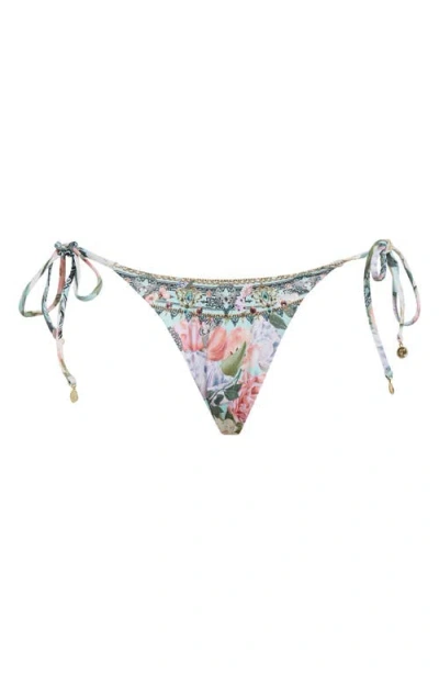 Camilla Petal Promise Land Crystal Embellished String Bikini Bottoms