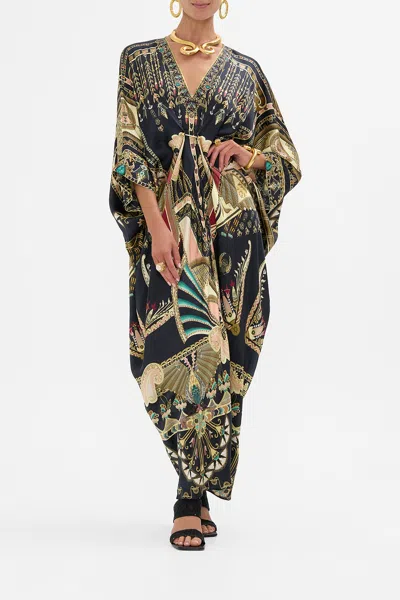 Camilla Pierced V Neck Kaftan They Called Her Nefertari In Multi
