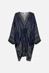 Camilla Pierced V Neck Short Kaftan The Egypt Effect