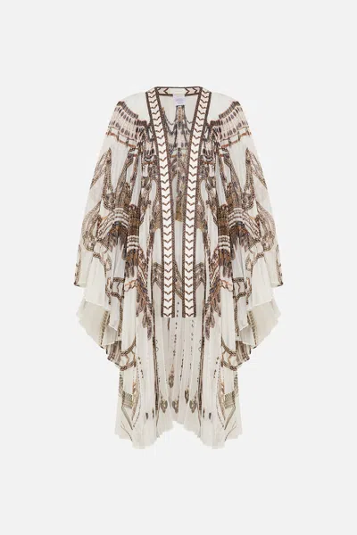 Camilla Pleated Layer Goddess Energy In Neutral