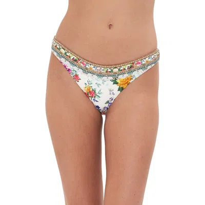Camilla Plumes And Parterres Crystal Mini Regular Bikini Bottoms