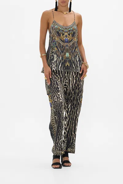 Camilla Pocket Harem Pant Cat Worship In Multi