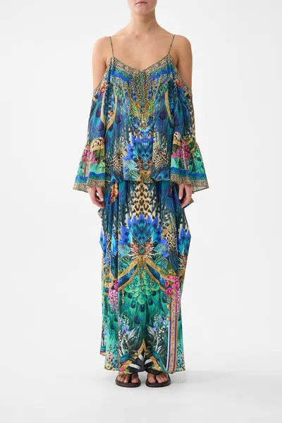 Camilla Pocket Skirt Dress Animal Alchemy In Blue