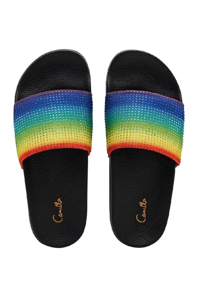 Camilla Pool Slides Coming Down From Cosmos In Multi