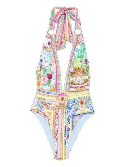 Camilla Print Swimsuit In Multi
