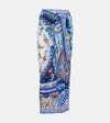 Camilla Tiles Darls Long Sarong Coverup In Multi
