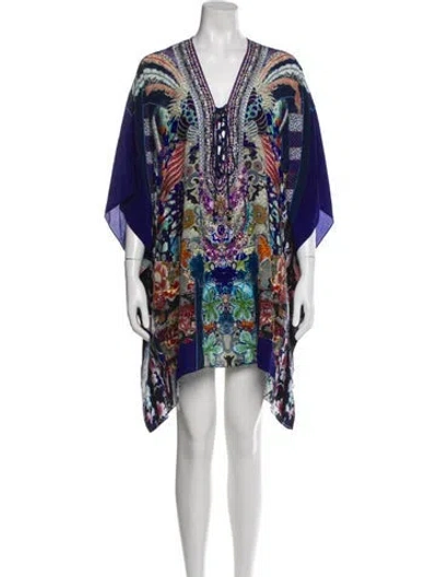 Pre-owned Camilla Printed Cover-up In Neutral
