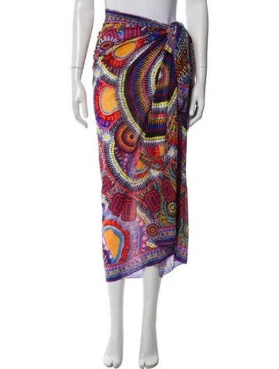 Pre-owned Camilla Printed Cover-up W/ Tags In Multi