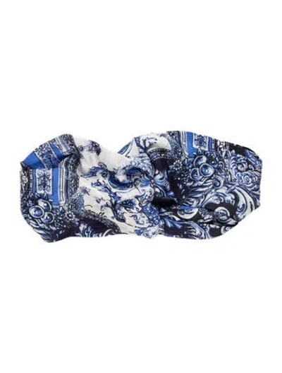 Pre-owned Camilla Printed Headband In Blue