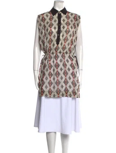 Pre-owned Camilla Printed Long Dress W/ Tags In Black