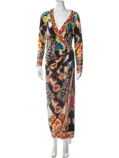 Pre-owned Camilla Printed Long Dress W/ Tags In Multi