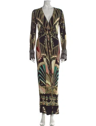 Pre-owned Camilla Printed Long Dress W/ Tags In Multi