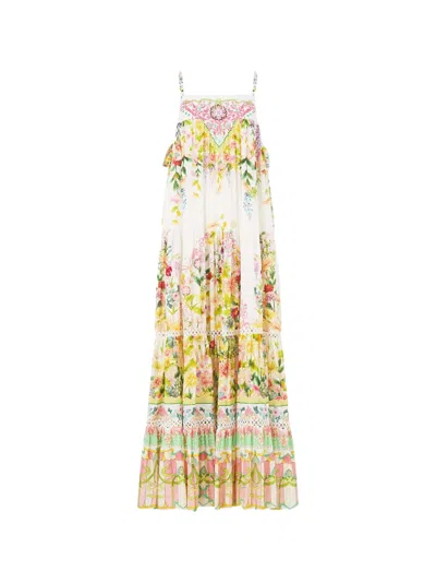 Camilla Printed Maxi Dress In Multi