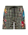 Camilla Printed Mid Length 12 Boardshorts In Black