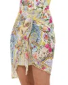 Camilla Flor Fantastica Layered Short Sarong Coverup In Flor Fantastica