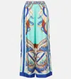 Camilla Relaxed Panel Pant Oasis Oracle In Blue