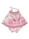 Camilla Printed Top Bloomer Set In 白色