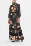 Camilla Raglan Button Up Shirt With Lace At Sleeve Dynasty Daze