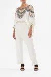 Camilla Raglan Sleeve Blouse With Cuff Valley Of The Queens