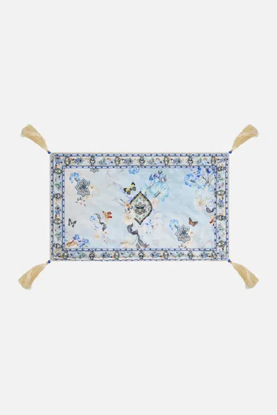 Camilla Rectangle Cushion Al Manial Palace Memoirs In Blue