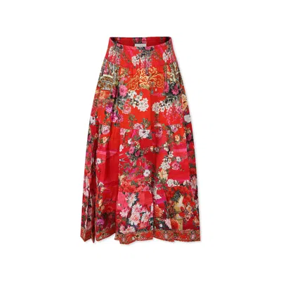 Camilla Kids' Sweet Home Alexandria Skirt In Red