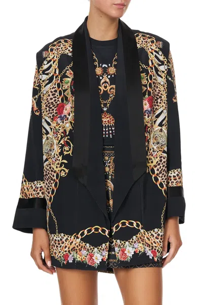 Camilla Relaxed Blazer With Wide Cuff A Night In The 90's In Black