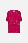 Camilla Relaxed Fit Drop Shoulder Tee Kissed By A Cobra