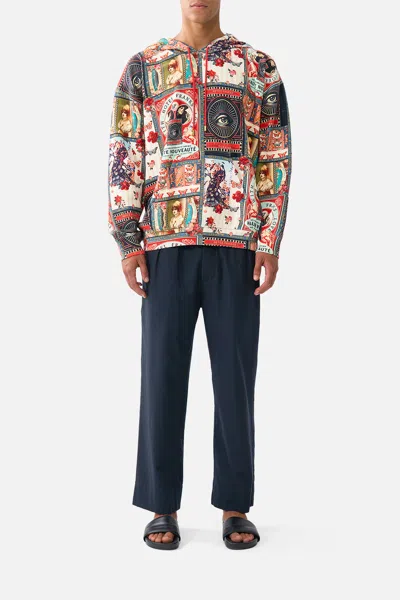 Camilla Relaxed Fit Oversized Hoodie W Kanga Pocket High Class Hookah In Multi