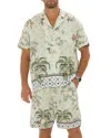 Camilla Relaxed Fit Printed Camp Shirt In Jardim Party