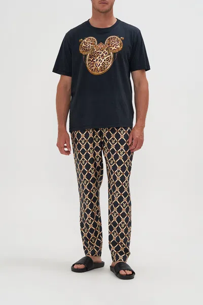 Camilla Relaxed Fit Tee Mickeys Kingdom In Black