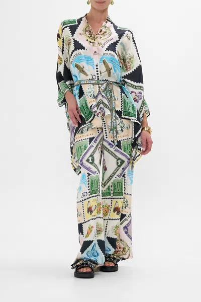 Camilla Relaxed Panel Pant My Porto Pen Pal In Multi